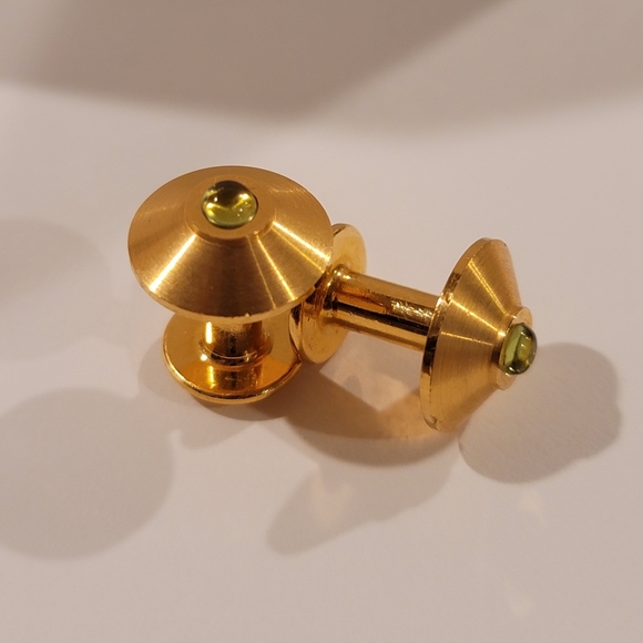 Dunhill Gold-toned Cuff Links - Picture 1 of 11
